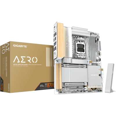 материнская плата GigaByte X870E Aero X3D Wood Черный