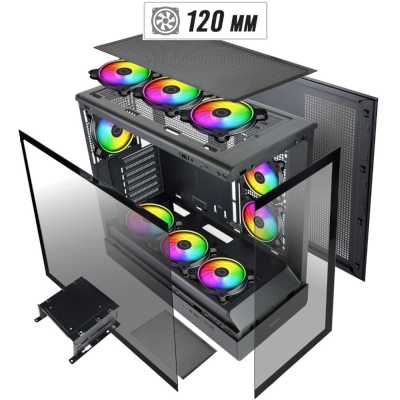 корпус Ginzzu GL570 Black