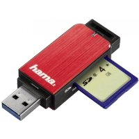 картридер Hama H-123902 красный