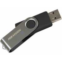 флешка HikVision M200S 64GB HS-USB-M200S(STD)/64G/OD Черный, серебристый