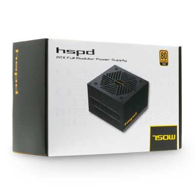 блок питания HSPD 750W HSK-750GF-BK Черный