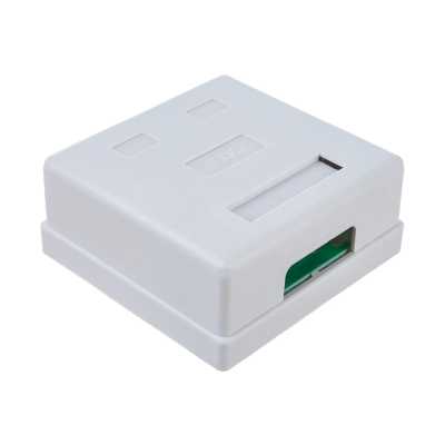 розетка компьютерная Hyperline SB1-2-8P8C-C5e-WH Белый
