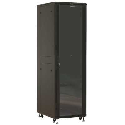 телекоммуникационный шкаф Hyperline TTBR-4261-AS-RAL9004 Черный