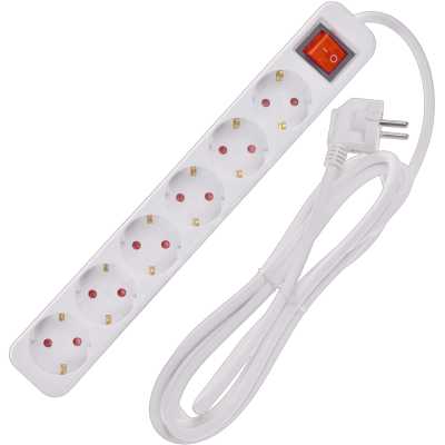 сетевой удлинитель IEK UM-YP10-16-06-05-ZK-K01