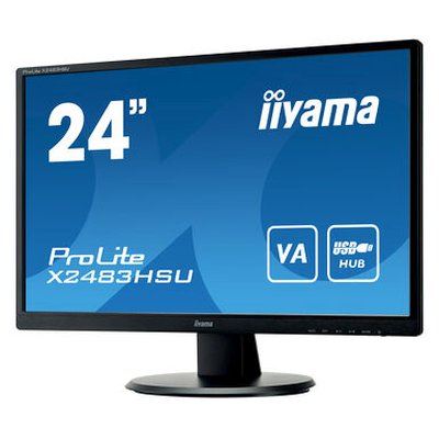 монитор Iiyama ProLite X2483HSU-B5 Черный