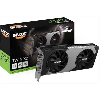 видеокарта Inno3D nVidia GeForce RTX 5060 Ti Twin X2 8Gb N506T2-08D7-193075N
