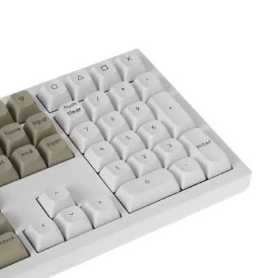 клавиатура Keychron Q6 Max Q6M-P1P-RU Белый, бежевый, зеленый