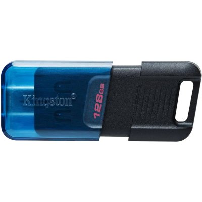 флешка Kingston 128GB DT80M/128GB Черный, синий