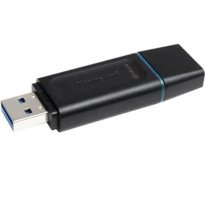 флешка Kingston 64GB DataTraveler Exodia DTX/64GBIN Черный, голубой