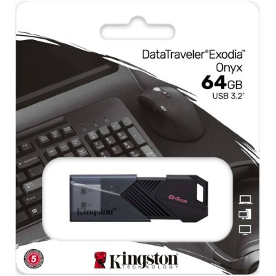флешка Kingston 64GB DTXON/64GB Черный