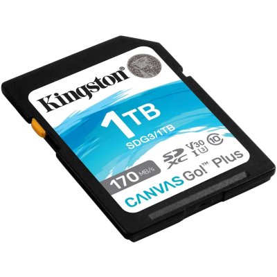 карта памяти Kingston Canvas Go! Plus 1TB SDG3/1TB