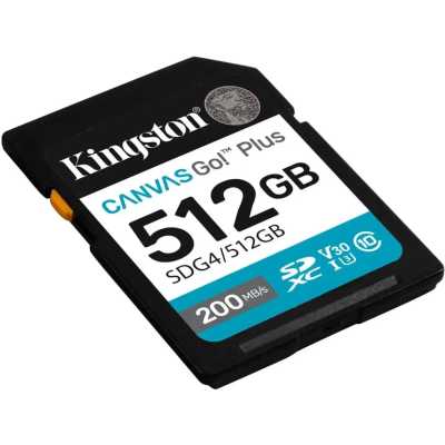 карта памяти Kingston Canvas Go! Plus 512GB SDG4/512GB