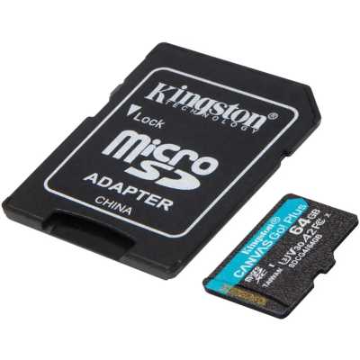 карта памяти Kingston Canvas Go! Plus 64GB SDCG4/64GB