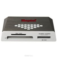 картридер Kingston FCR-HS4 серый
