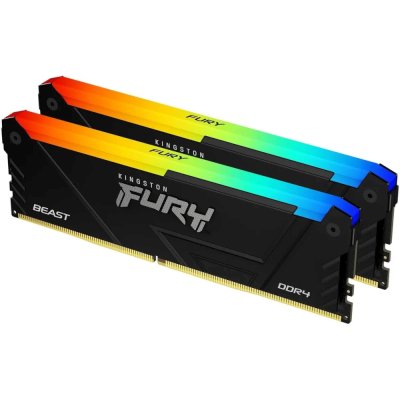 оперативная память Kingston Fury Beast RGB KF432C16BB2AK2/32