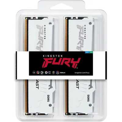 оперативная память Kingston Fury Beast White RGB Expo KF564C32BWEAK2-32