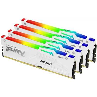 оперативная память Kingston Fury Beast White RGB XMP KF552C40BWAK4-64