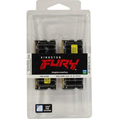 оперативная память Kingston Fury Impact KF432S20IBK2/64