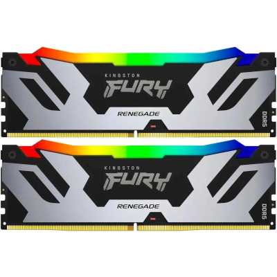 оперативная память Kingston Fury Renegade Silver/Black RGB KF580C38RSAK2-48