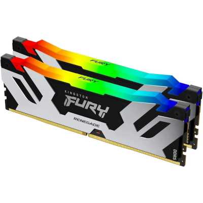 оперативная память Kingston Fury Renegade Silver/Black RGB KF580C38RSAK2-48
