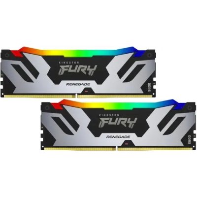 оперативная память Kingston Fury Renegade Silver RGB KF568C36RSAK2-32
