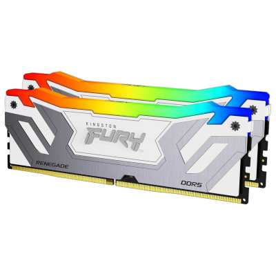 оперативная память Kingston Fury Renegade Silver/White RGB KF584CU40RWAK2-48