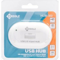 разветвитель USB Kreolz HUB-351 серый