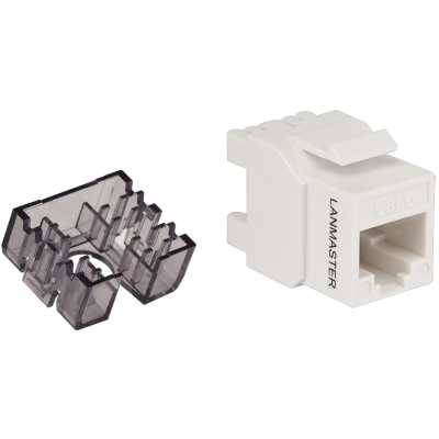 вставка Lanmaster LAN-OK45U6/180N-WH