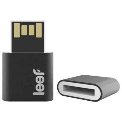 флешка Leef 64GB LFFUS-064GWR Черный