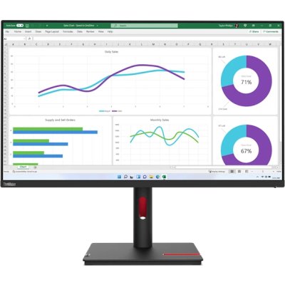 монитор Lenovo ThinkVision T32h-30 63D3GAT1EU Черный