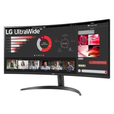 монитор LG UltraWide 34WR50QC-B Черный