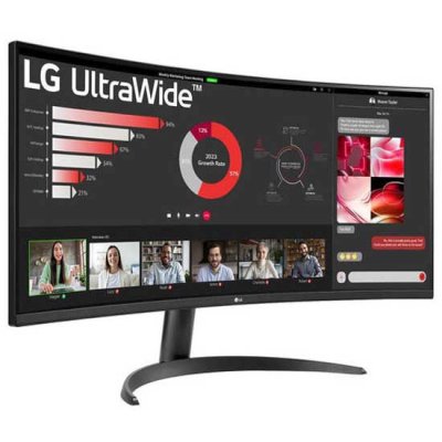 монитор LG UltraWide 34WR50QC-B Черный