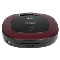 робот-пылесос LG VR63406LV черный, красный
