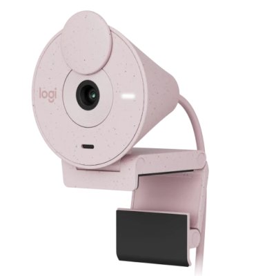 веб-камера Logitech Brio 300 Rose 960-001448 черный, розовый