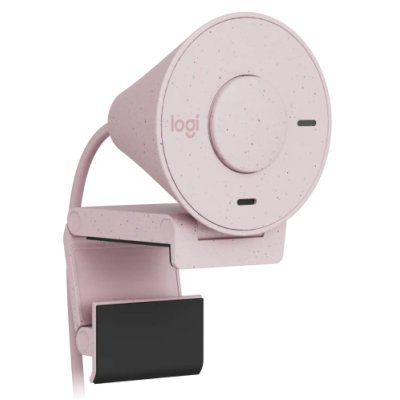 веб-камера Logitech Brio 300 Rose 960-001448 черный, розовый