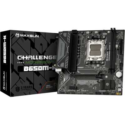материнская плата Maxsun Challenger B650M-K WiFi Черный