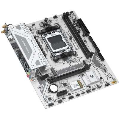 материнская плата Maxsun Challenger B650M WiFi ICE V2 Белый