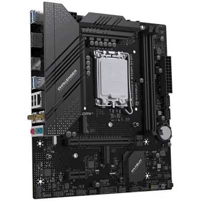 материнская плата Maxsun Challenger B760M D4 WiFi Черный
