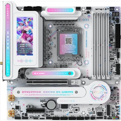 материнская плата Maxsun iCraft B860M Cross Pro Белый