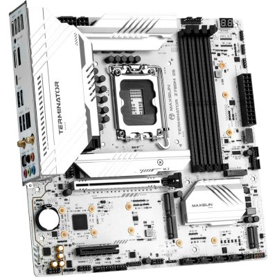материнская плата Maxsun Terminator Z790M D5 ICE Белый