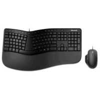 клавиатура Microsoft Wired Ergonomic RJU-00011 Черный