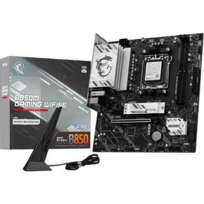 материнская плата MSI B850M Gaming WIFI6E Черный