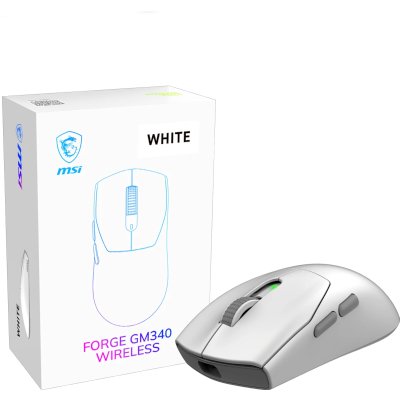 мышь MSI Forge GM340 Wireless White Белый