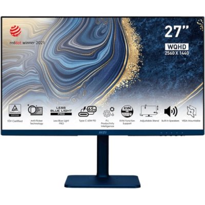 монитор MSI Modern MD272QP Ultramarine Синий