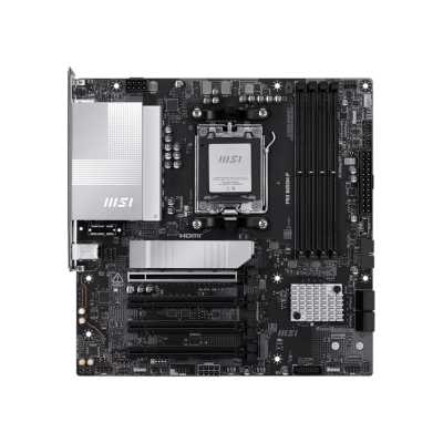 материнская плата MSI Pro B850M-P Черный