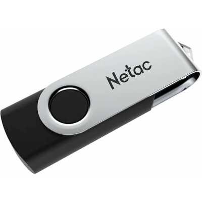 флешка Netac 128GB NT03U505N-128G-32BK Черный, серебристый
