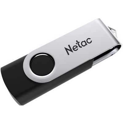 флешка Netac 16GB NT03U505N-016G-32BK Черный, серебристый