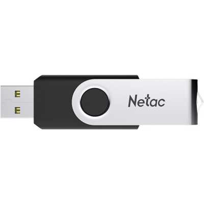 флешка Netac 256GB NT03U505N-256G-32BK Черный, серебристый