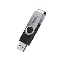 флешка Netac 64GB NT03U505N-064G-20BK Черный, серебристый