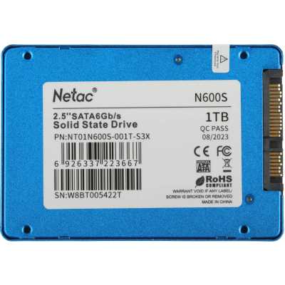 SSD диск Netac N600S 1Tb NT01N600S-001T-S3X Синий